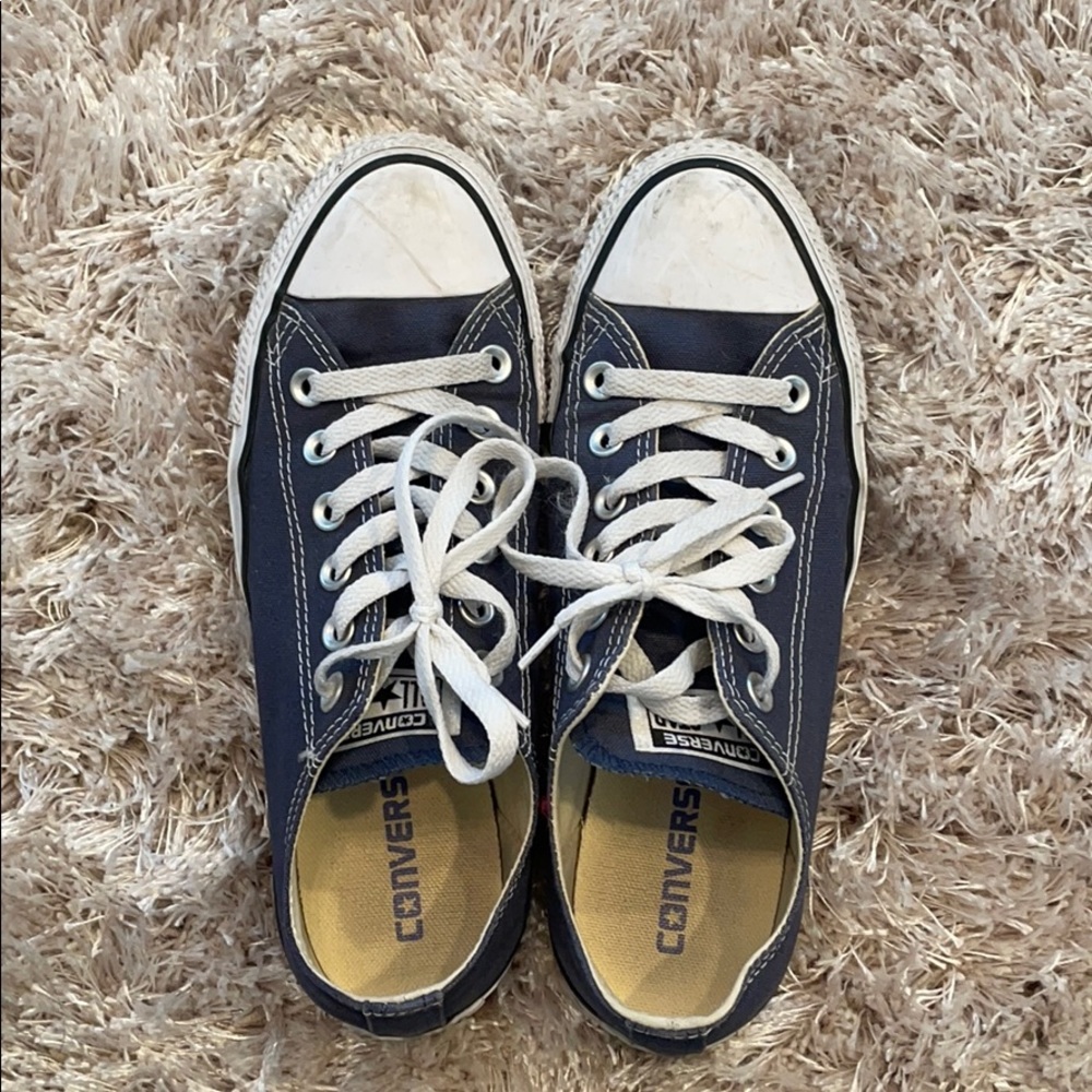 Blue Converse All Stars